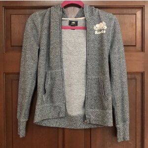Roots Classic Grey Zip Up Jacket